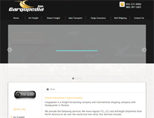 Tablet Screenshot of cargopedia.com